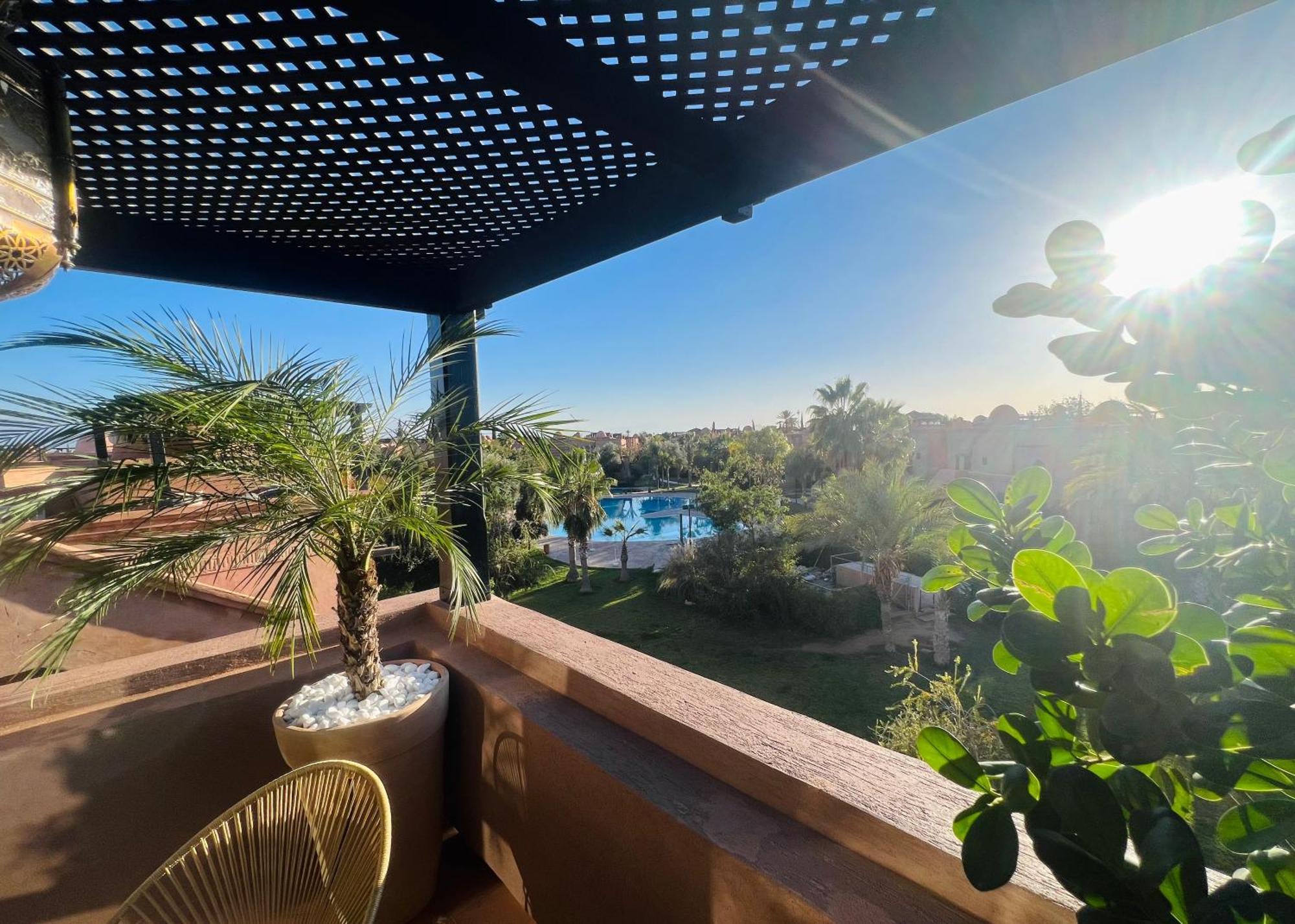Duplex Atlas Golf Resort Pοοl Νieω Seriniτყ & Cαlm Marrakesh Bagian luar foto
