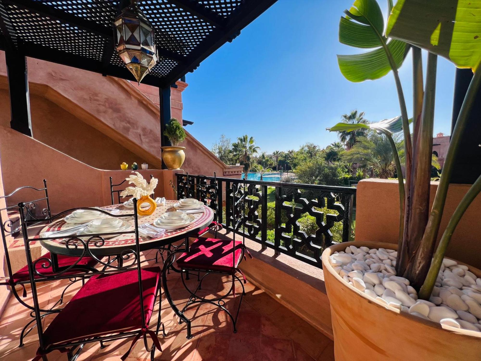 Duplex Atlas Golf Resort Pοοl Νieω Seriniτყ & Cαlm Marrakesh Bagian luar foto